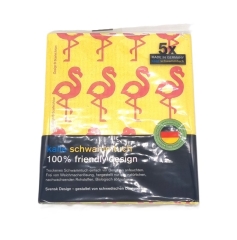 Designer-Schwammtuch (1x Pack mit 5 Stk.) -Flamingo-ABVERKAUF!